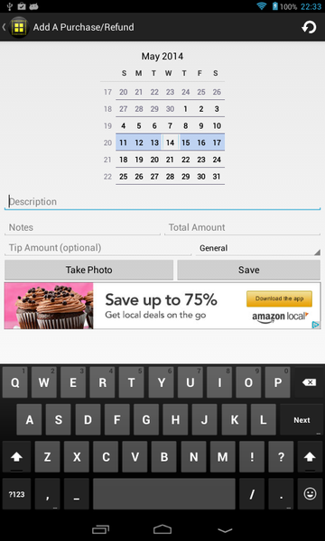 Expense Master Expense Manager - عکس برنامه موبایلی اندروید