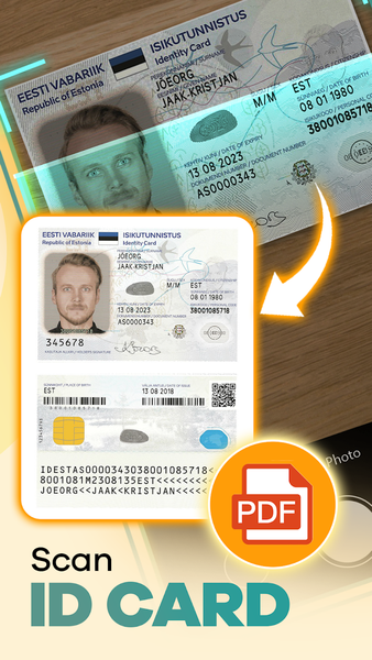 Document scanner, PDF scanner - عکس برنامه موبایلی اندروید