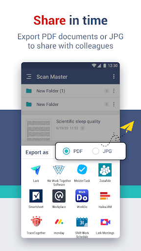 ScannerMaster - PDF Scanner & Scan document to PDF - Image screenshot of android app