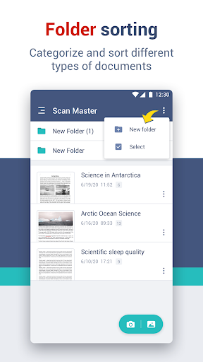 ScannerMaster - PDF Scanner & Scan document to PDF - Image screenshot of android app