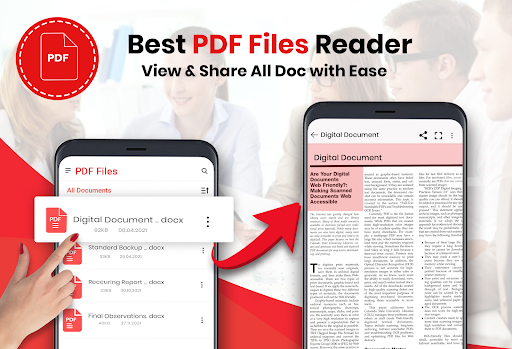 Document Reader & Viewer App - عکس برنامه موبایلی اندروید