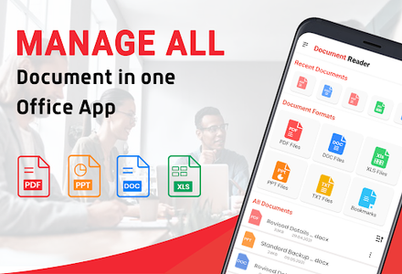 Document Reader & Viewer App - عکس برنامه موبایلی اندروید