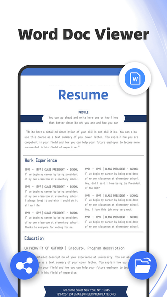 All Document Reader: PDF, Word - Image screenshot of android app