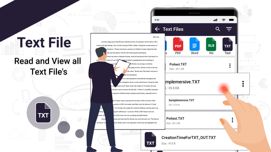 All Document Reader - عکس برنامه موبایلی اندروید