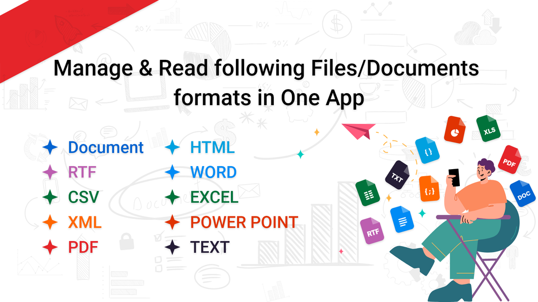 All Document Reader - عکس برنامه موبایلی اندروید