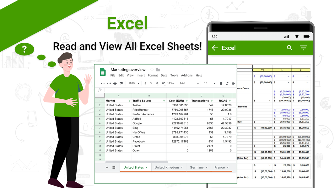 All Document Reader - عکس برنامه موبایلی اندروید