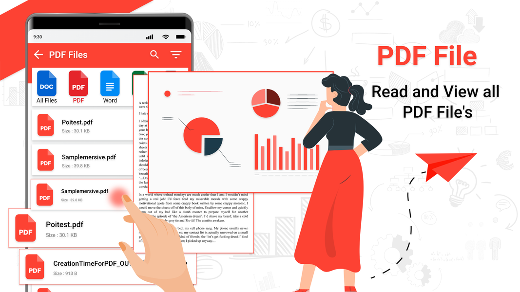 All Document Reader - عکس برنامه موبایلی اندروید