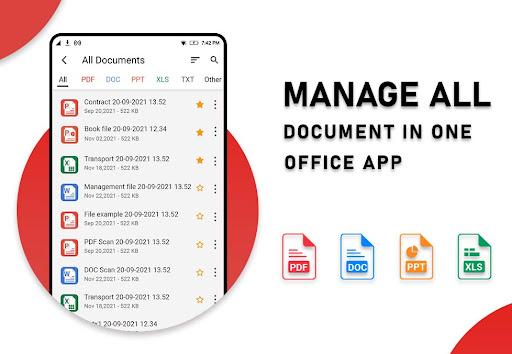 All Document Reader - Edit PDF - عکس برنامه موبایلی اندروید