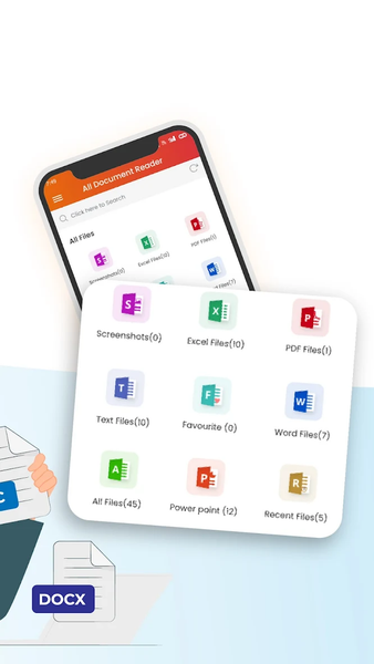 Office Docs: PDF, Word, Excel - Image screenshot of android app