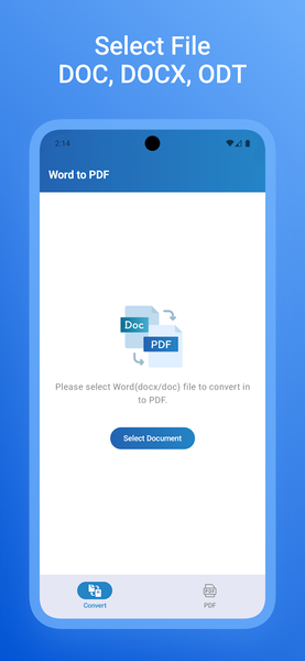 Word to PDF Converter app - عکس برنامه موبایلی اندروید