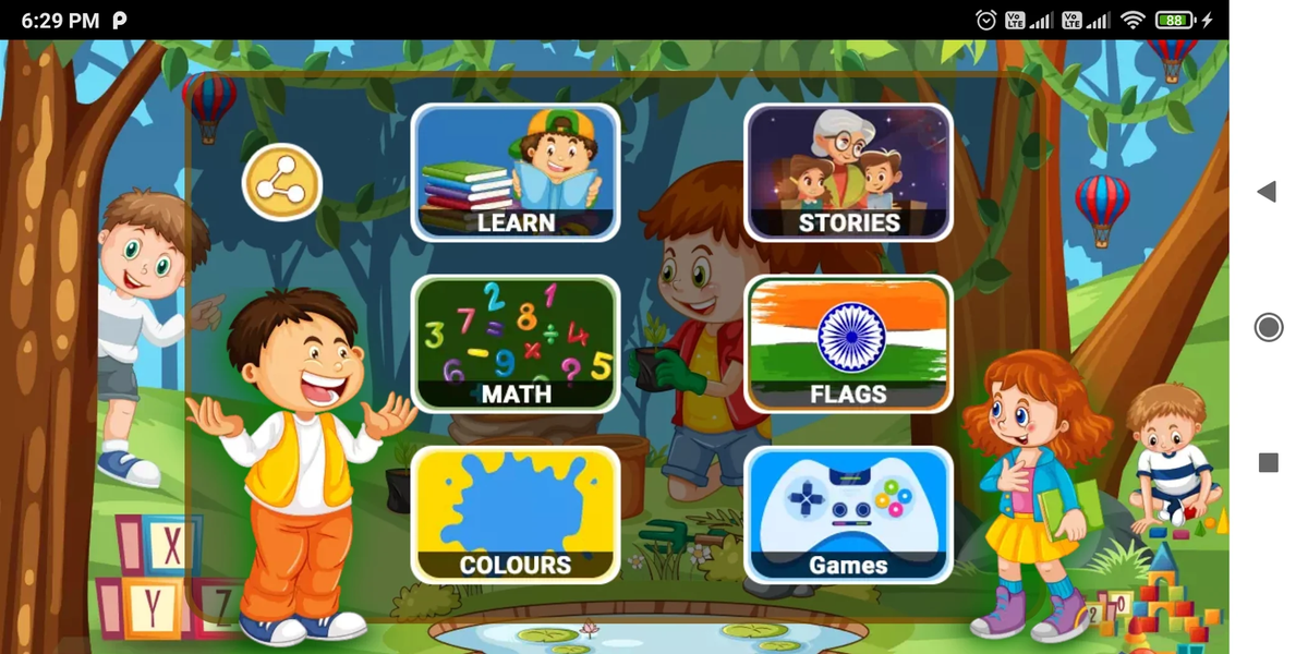 dOdO Kids learning app - Gameplay image of android game