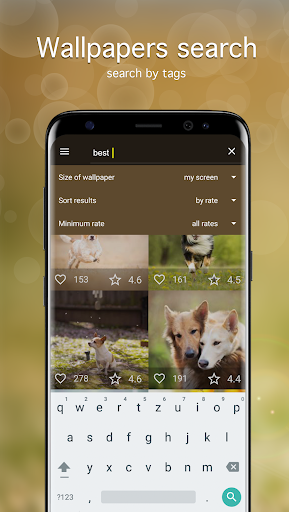 Dog Wallpapers & Puppy ۴K - عکس برنامه موبایلی اندروید