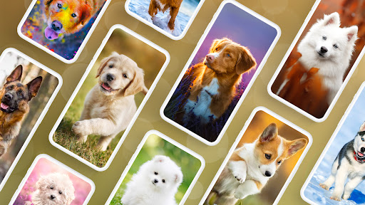 Dog Wallpapers & Puppy 4K - Image screenshot of android app