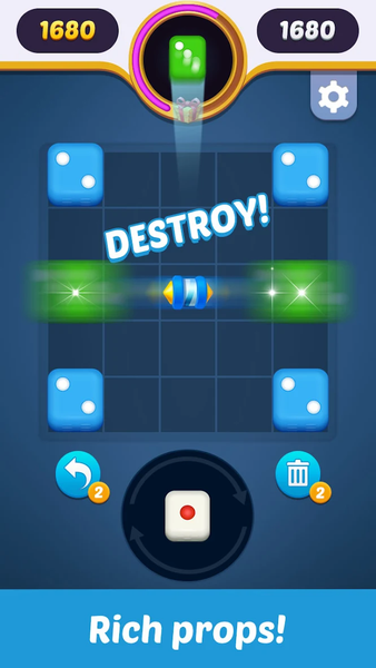 Dice Merge - Gameplay image of android game