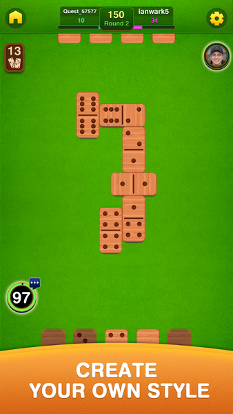 Dominoes -Domino Classic Games - Gameplay image of android game