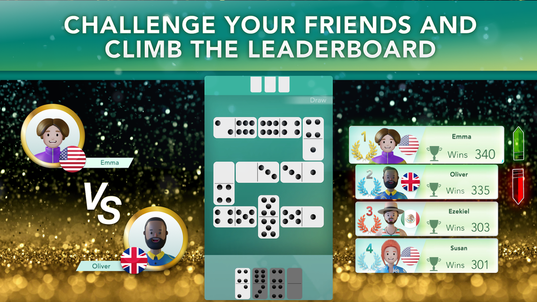 Domino Classic Online - Gameplay image of android game