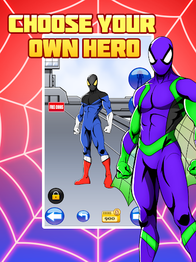 Suit Up Superhero Spider Hero VS Night Monkey - Gameplay image of android game