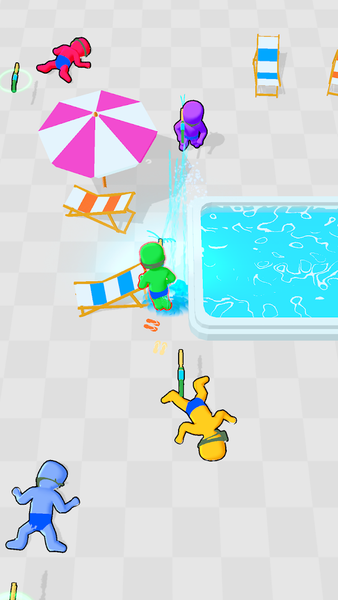 Don't get wet - pool royale - Gameplay image of android game