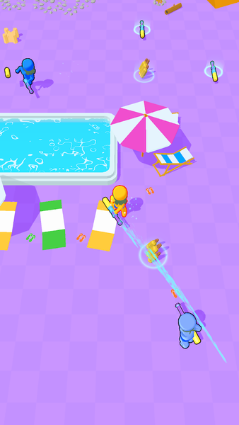 Don't get wet - pool royale - Gameplay image of android game