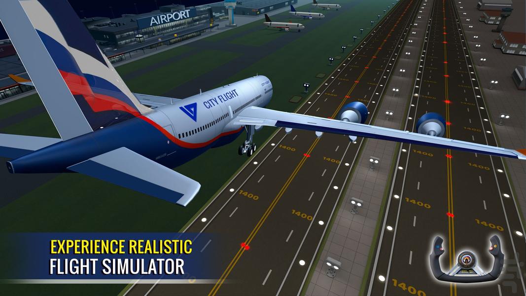 هواپیمای مسافربری  | هواپیما بازی - Gameplay image of android game