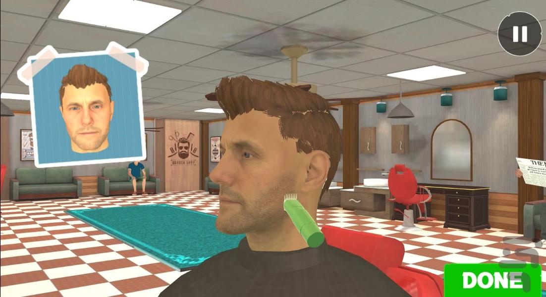 سلمونی مو مردانه | بازی جدید - Gameplay image of android game