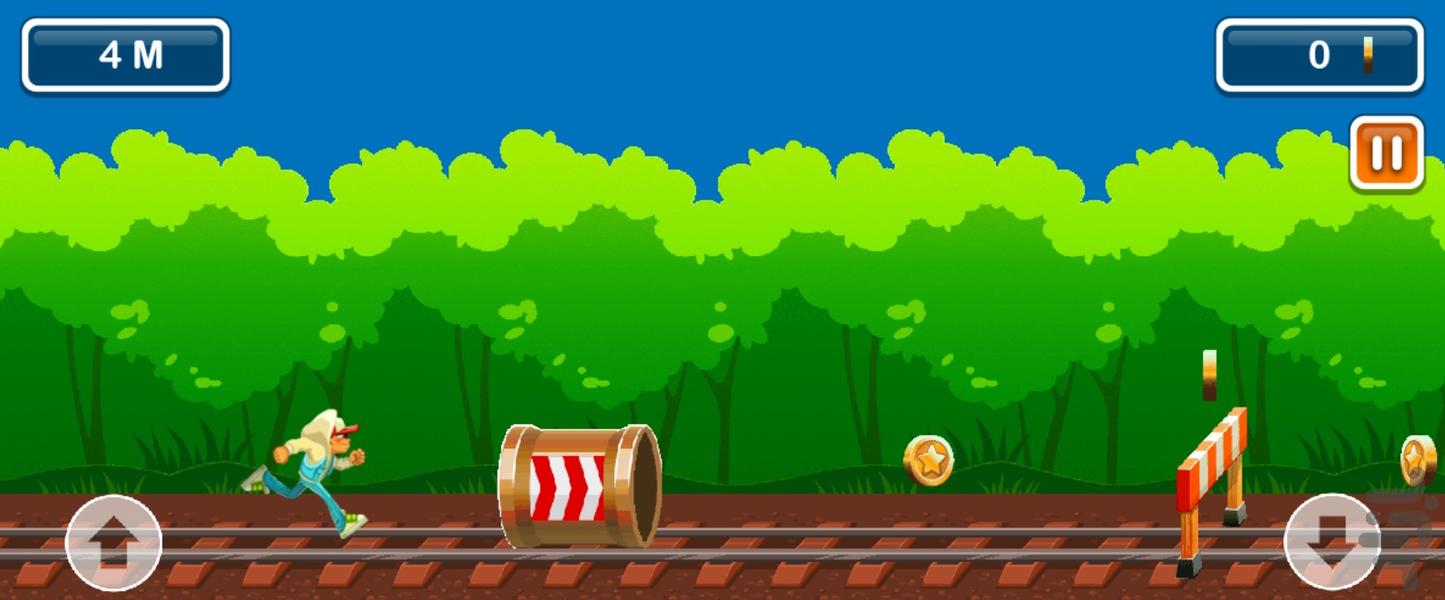 بازی فرار در مترو - Gameplay image of android game