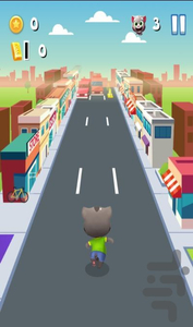 بازی تام سخنگو دونده - Gameplay image of android game