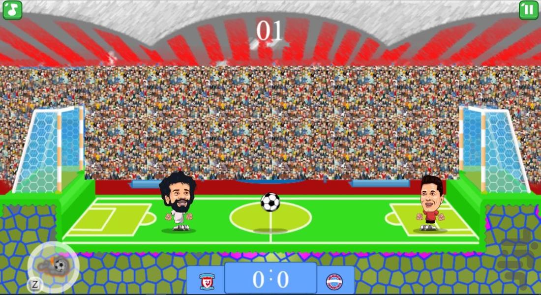 بازی قهرمان فوتبال - Gameplay image of android game