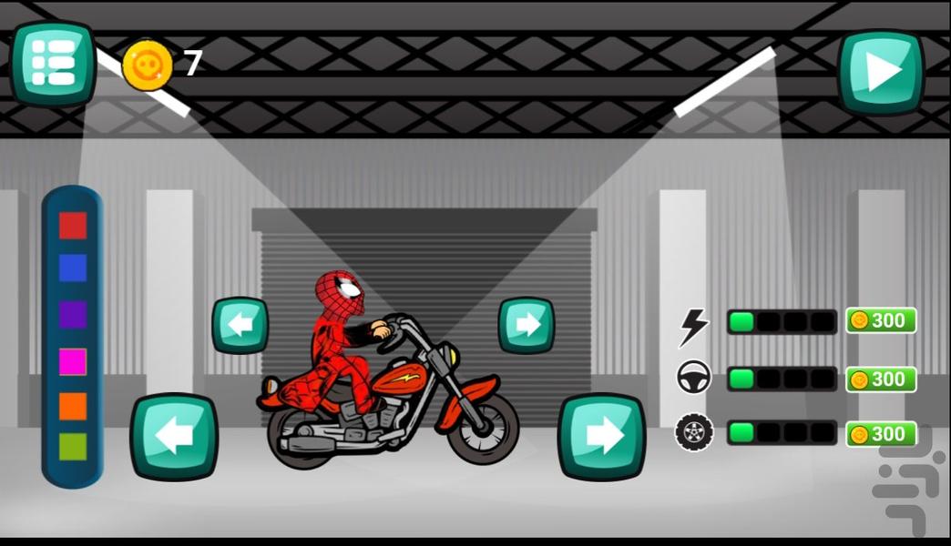 موتور بازی مرد عنکبوتی - عکس بازی موبایلی اندروید