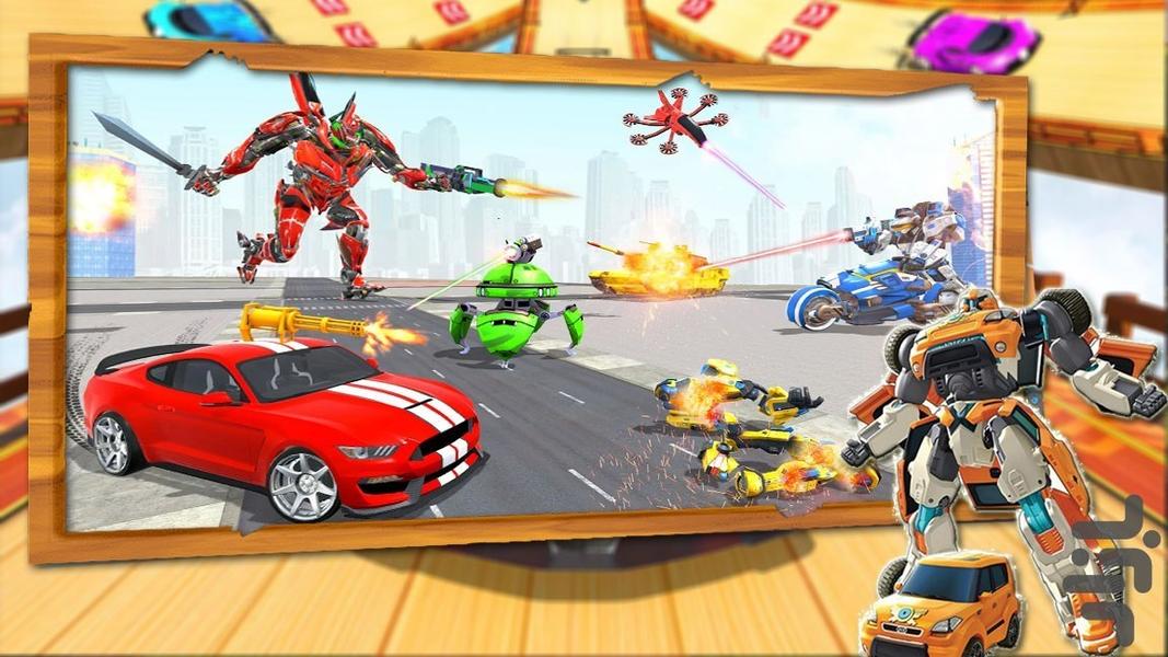 بازی ربات - Gameplay image of android game