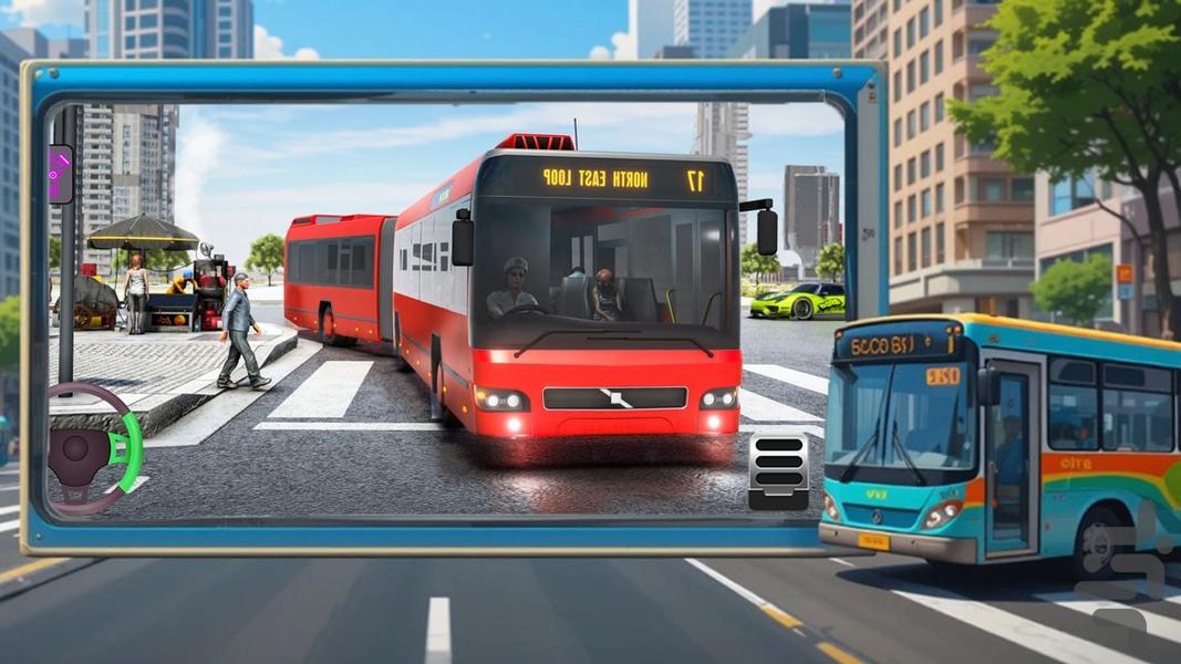 بازی ماشین اتوبوس - Gameplay image of android game
