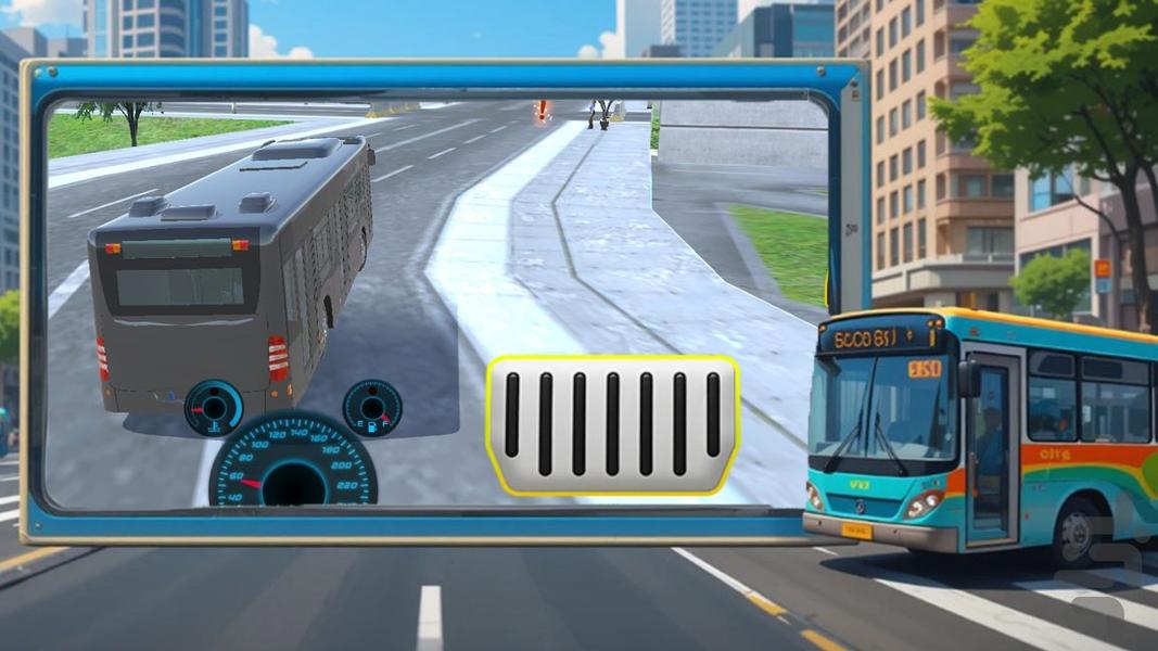 بازی ماشین اتوبوس - Gameplay image of android game