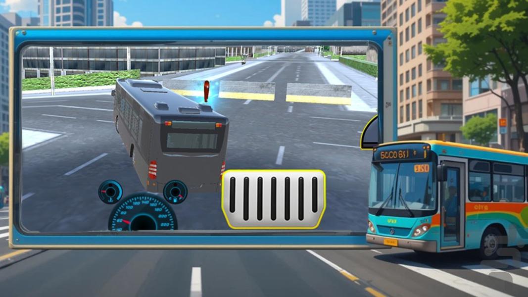 بازی ماشین اتوبوس - Gameplay image of android game