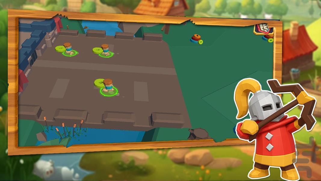 بازی دفاع از قلعه - Gameplay image of android game