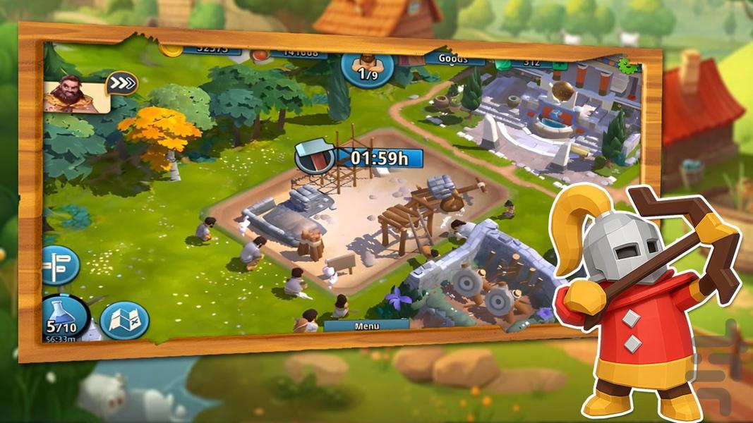 بازی دفاع از قلعه - Gameplay image of android game