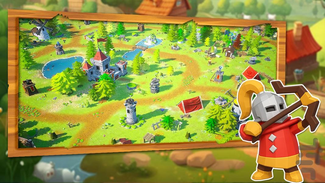 بازی دفاع از قلعه - Gameplay image of android game