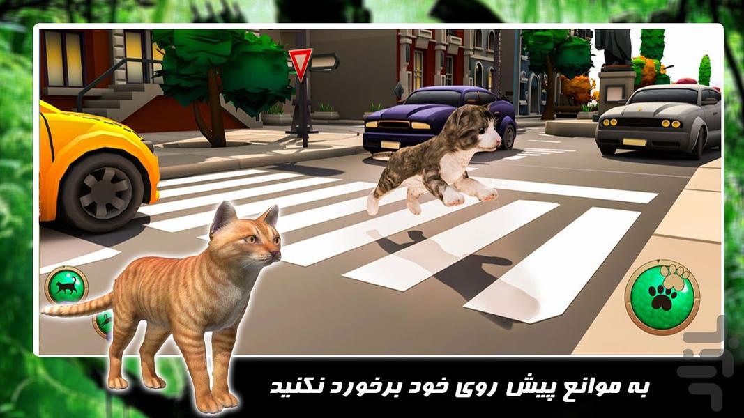 بازی حیات وحش | زندگی گربه - Gameplay image of android game