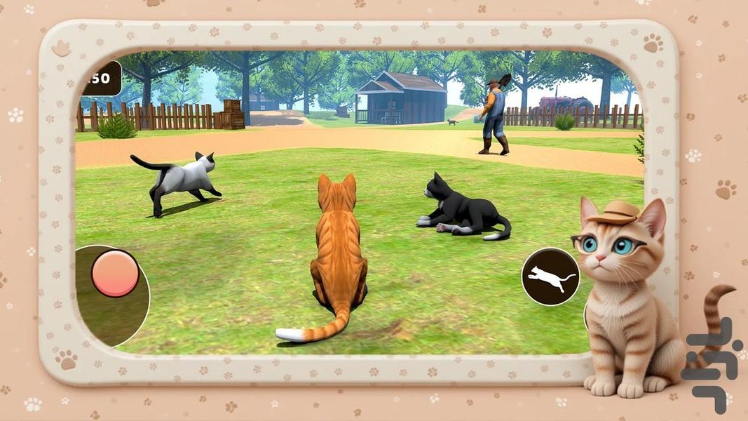 بازی کودکانه گربه - Gameplay image of android game