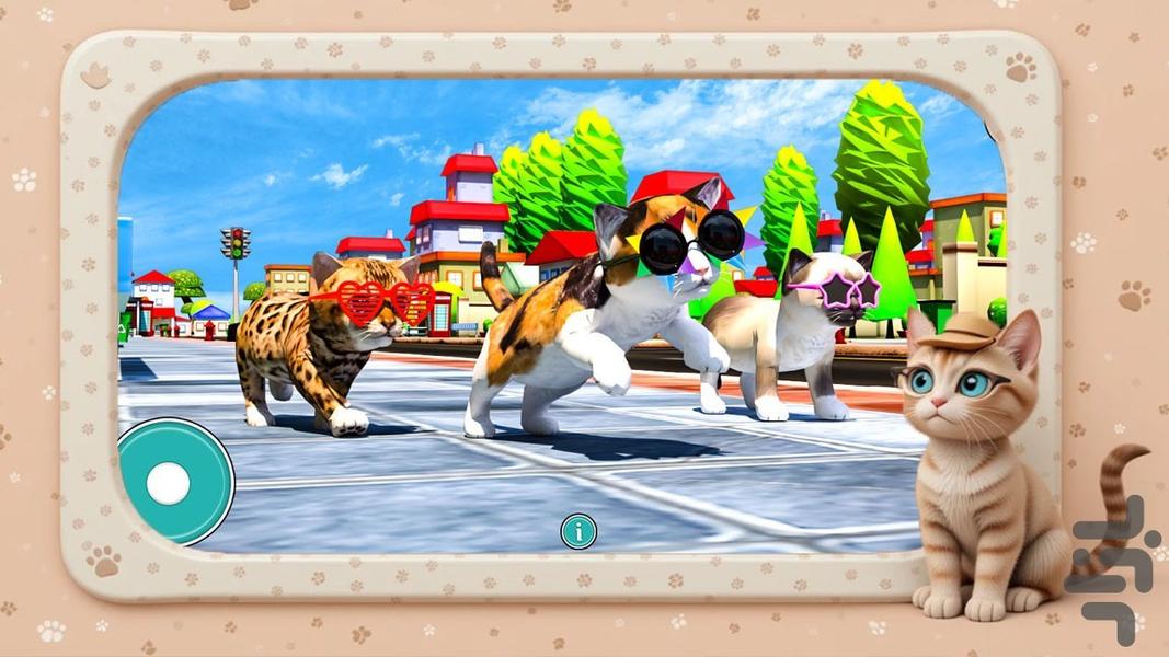 بازی گربه - Gameplay image of android game