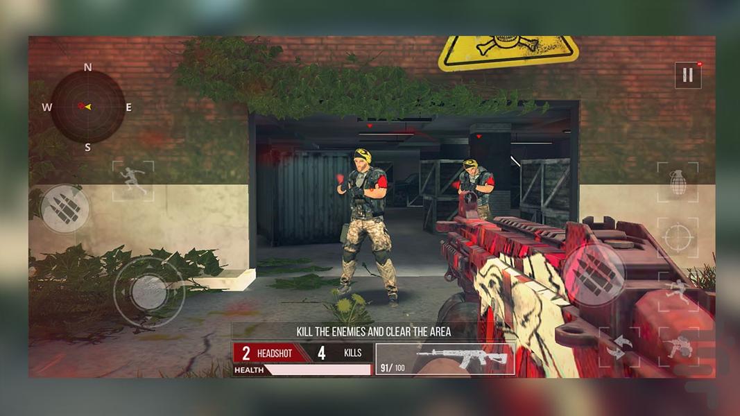 بازی کانتر استریک - Gameplay image of android game