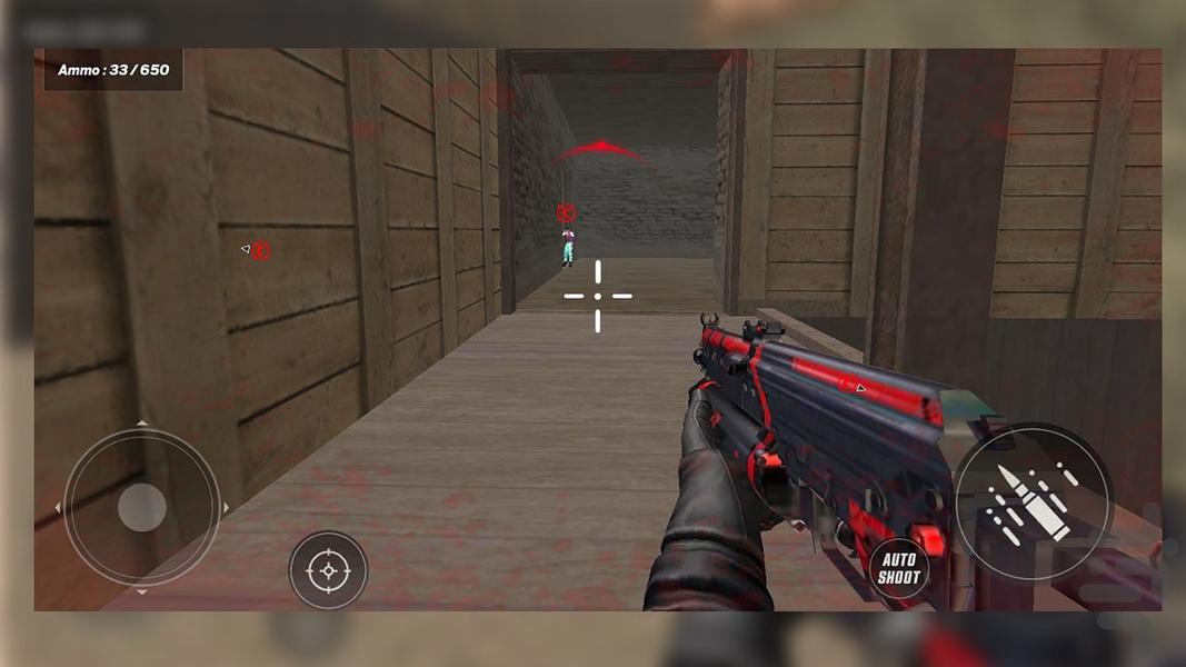 تفنگ بازی در صحرا - Gameplay image of android game