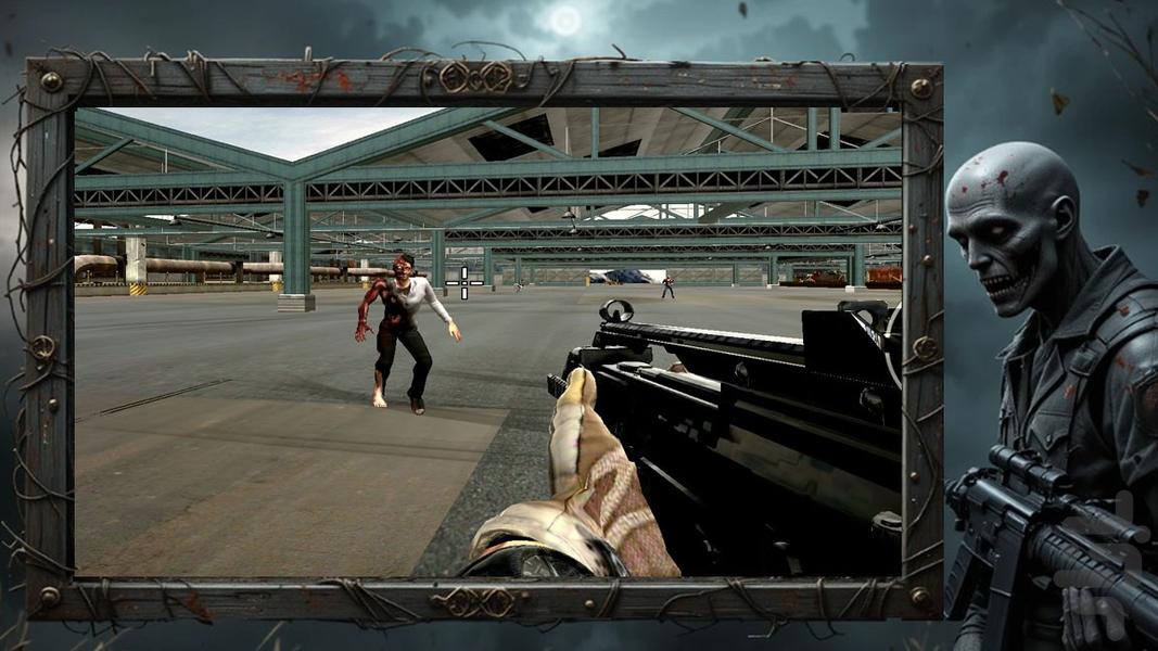تفنگ بازی زامبی - Gameplay image of android game