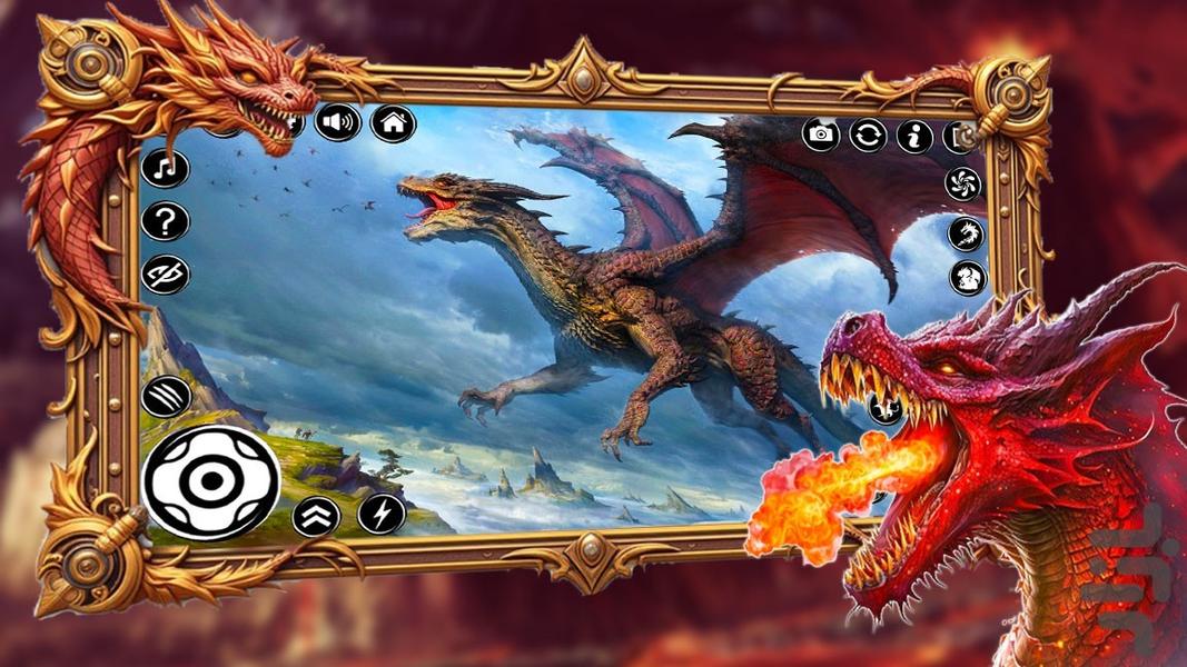 بازی ترسناک اژدها - Gameplay image of android game