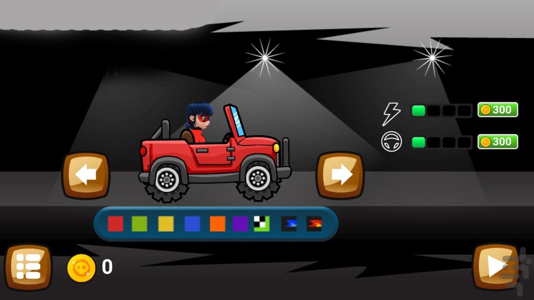 رانندگی دختر کفشدوزکی - عکس بازی موبایلی اندروید