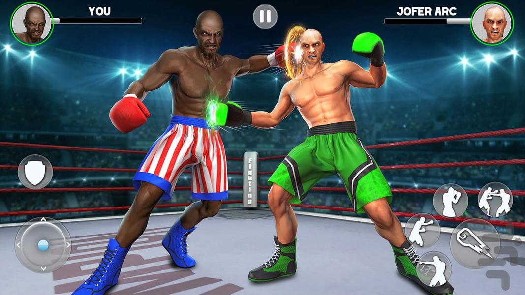 بازی ورزشی مسابقات بوکس | جدید - Gameplay image of android game