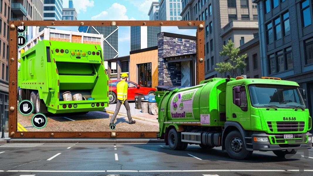بازی ماشین سنگین زباله - Gameplay image of android game