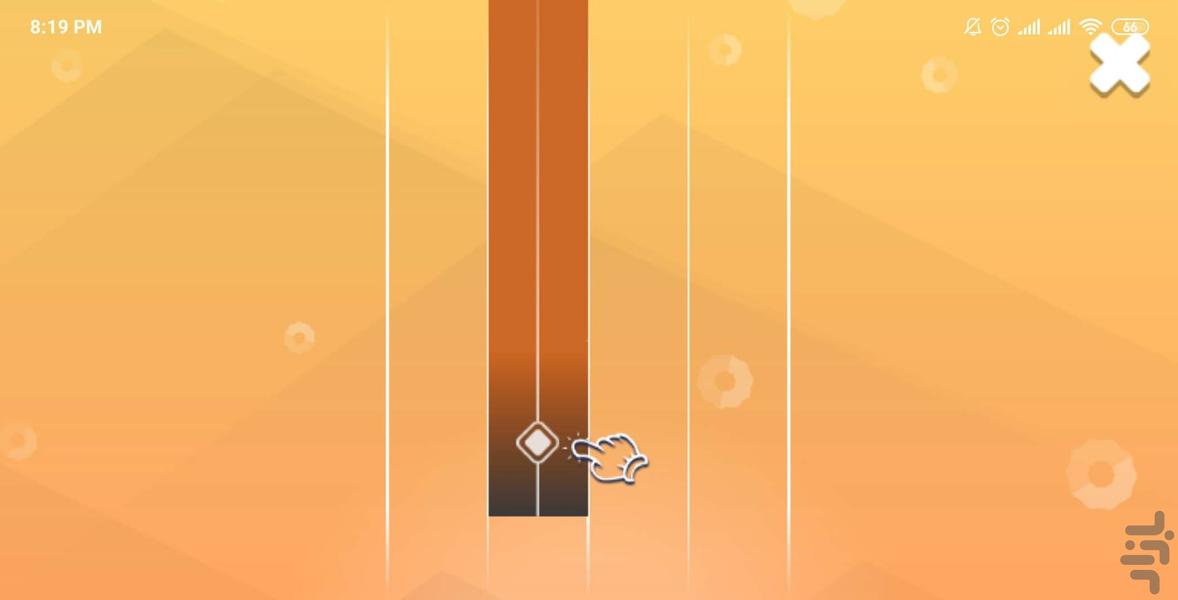 قهرمان گیتار - Gameplay image of android game
