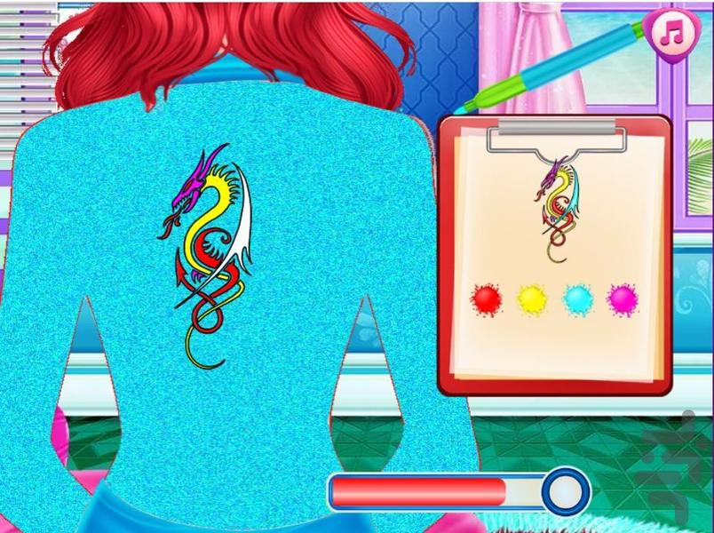 بازی دخترانه حنا دست - Gameplay image of android game