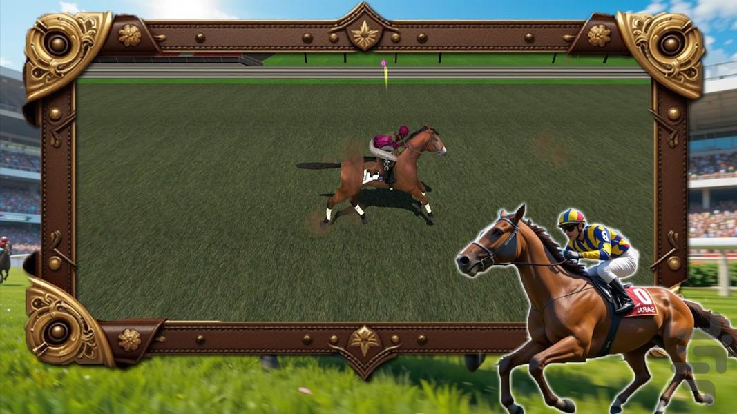 بازی اسب سواری - Gameplay image of android game