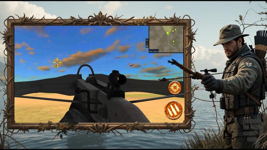 شکار مرغابی | تفنگ بازی - Gameplay image of android game